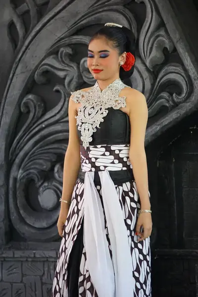 Danza Bedhaya Questa Danza Una Delle Danze Tradizionali Indonesiane — Foto Stock