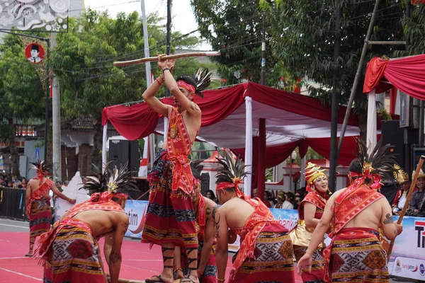 Likurai Dans Van Nusa Tenggara Timur Ben Carnaval Deze Dans — Stockfoto