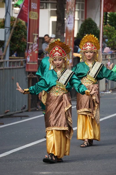 Zapin Melayu Tanz Aus Riau Beim Ben Karneval Zapin Kommt — Stockfoto