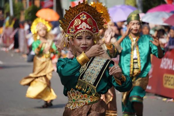 Zapin Melayu Danse Riau Ben Carnival Zapin Vient Mot Arabe — Photo