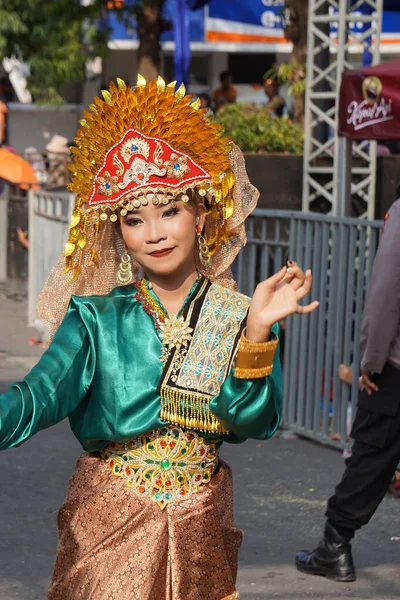 Zapin Melayu Danza Riau Carnaval Ben Zapin Proviene Palabra Árabe —  Fotos de Stock