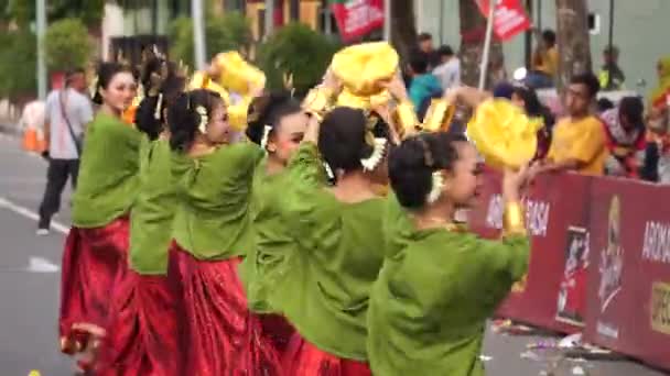 Makkappu Mandar Danza Del Oeste Sulawesi Esta Danza Representa Tradición — Vídeos de Stock