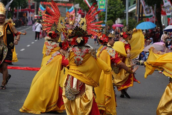 Tuwu Χορό Από Βόρεια Sumatera Στο Ben Καρναβάλι Αυτός Χορός — Φωτογραφία Αρχείου