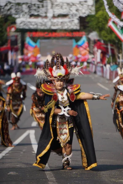 Tobe Dance South Papua Ben Carnival Este Baile Fue Utilizado — Foto de Stock