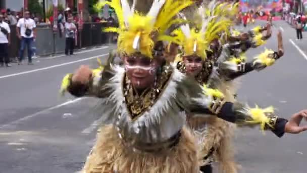 Yospan Yosim Pancar Danza Papúa Occidental Carnaval Ben Esta Danza — Vídeo de stock