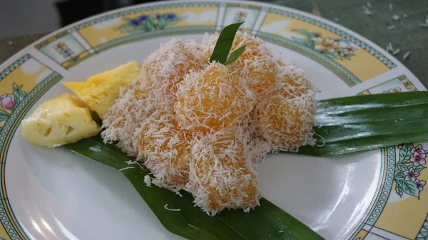 Ongol Ongol Adalah Salah Satu Makanan Ringan Tradisional Dari Jawa — Stok Foto