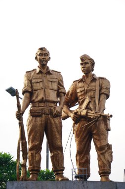 TRIP (Tentara the Endonezya Pelajar) Kediri Anıtı. Trip, Endonezya Cumhuriyeti öğrenci ordusu demek..