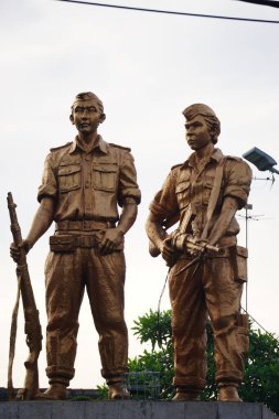 TRIP (Tentara the Endonezya Pelajar) Kediri Anıtı. Trip, Endonezya Cumhuriyeti öğrenci ordusu demek..