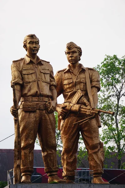 TRIP (Tentara the Endonezya Pelajar) Kediri Anıtı. Trip, Endonezya Cumhuriyeti öğrenci ordusu demek..