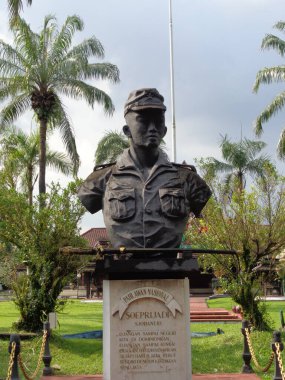 Soedanco Soepriyadi monument. He is Indonesian hero from Blitar and the leader of the PETA rebellion