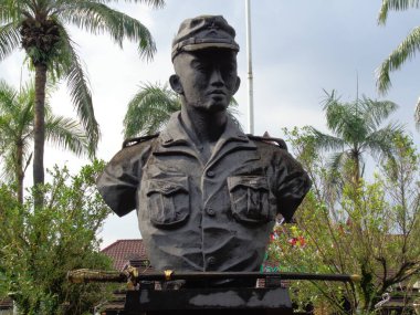 Soedanco Soepriyadi monument. He is Indonesian hero from Blitar and the leader of the PETA rebellion