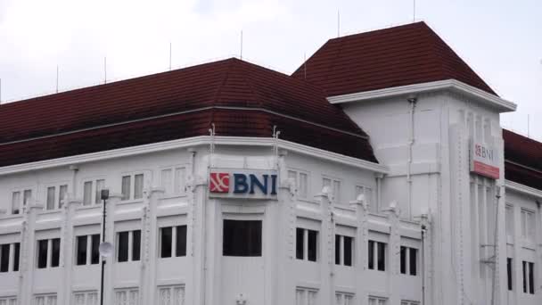 Bank Indonesia Heritage Building Malioboro Yogyakarta Bank Indonesia One Indonesian — Stock Video