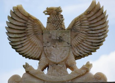 Doğal bir geçmişi olan Garuda Pancasila (Endonezya beş ilkesi)