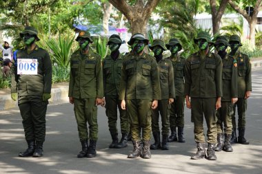 Endonezya 'lı yürüyüşün yaratılışına (baris berbaris kreasi) katılıyor