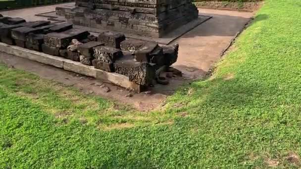 Ναός Tegowangi Στο Kediri Ανατολική Ιάβα Αυτός Ναός Είναι Τόπος — Αρχείο Βίντεο