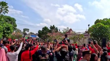 Blitar 'da Grebeg Pancasila. Bu etkinlik, Pancasila Günü 'nün yıllık gündemidir.