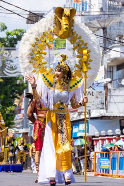 3. BEN Karnavalı 'nda Mısırlı kostümlü bir model.