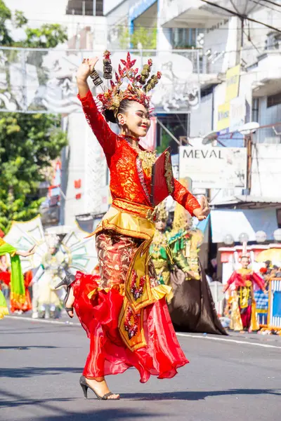 stock image Javanese cloth on the 3rd BEN Carnival