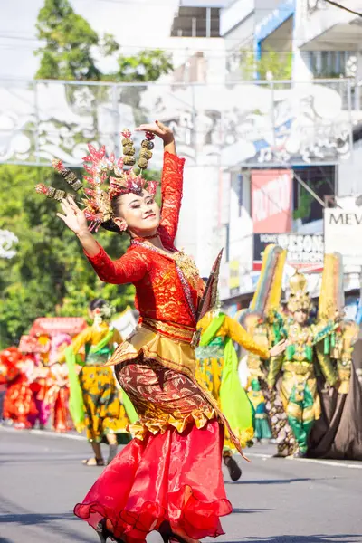 stock image Javanese cloth on the 3rd BEN Carnival