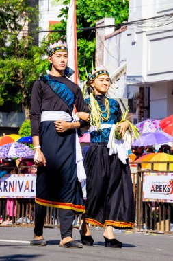 Banten 'den geleneksel kostüm 3. BEN Karnavalı. 