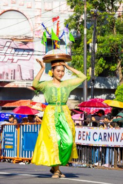 Batamat dance from South Borneo, Indonesia. clipart