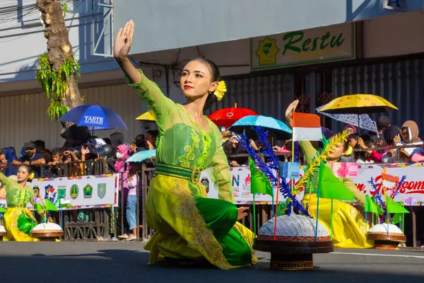 stock image Batamat dance from South Borneo, Indonesia.