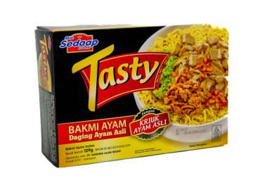 Mie Sedaap Lezzetli Bakmi Ayam hazır şehriye. Mie Sedaap, Endonezya 'da ünlü bir hazır eriştedir.