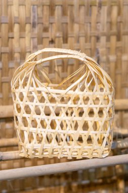 Örülmüş bambudan yapılmış hatıralar için örülmüş. Çevre dostu hatıralar.