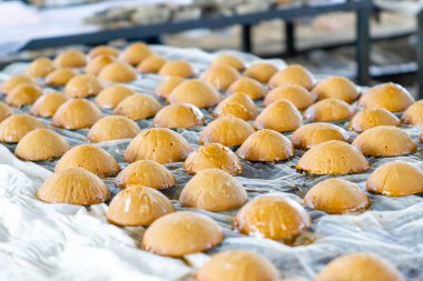 Esmer şeker yapma süreci. Esmer şeker, şeker kamışından yapılır..