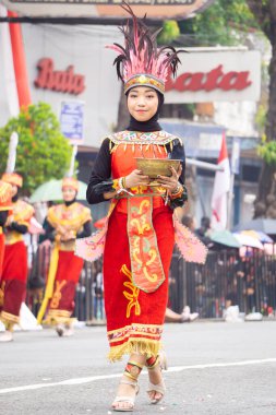 Kondan dance from West Kalimantan on the 4rd BEN Carnival. Kondan dance expresses gratitude to God and joy