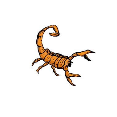 Scorpion animal icon vector logo design