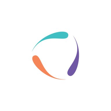Veri yükleme veya tampon simge vektör logo tasarımı