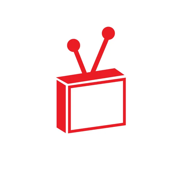 Television Broadcast Channel Vector Logo Design — Vector de stock