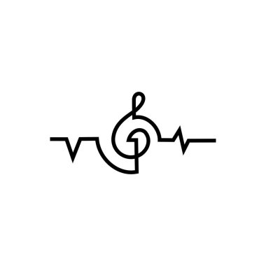 Stüdyo müzik şarkıcısı prodüksiyon vektör logosu tasarımı