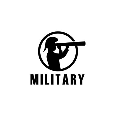 Yüzbaşı vektör logosu tasarımı