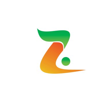 Z harfi tıbbi sembol logo tasarımı