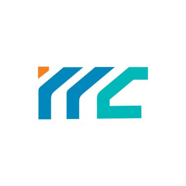 IMC ortam harf vektör logo tasarımı