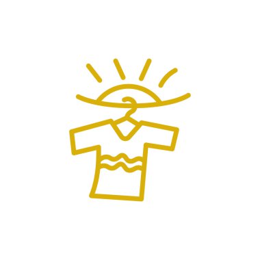 Clothing laundry service vector logo design