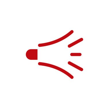 Hoparlör mikrofon ses vektör logosu tasarımı