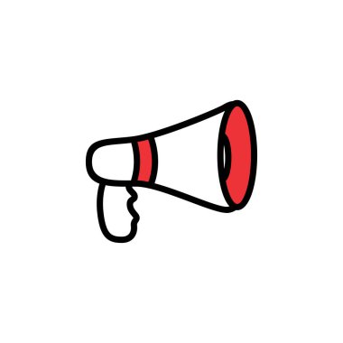 Hoparlör mikrofon ses vektör logosu tasarımı