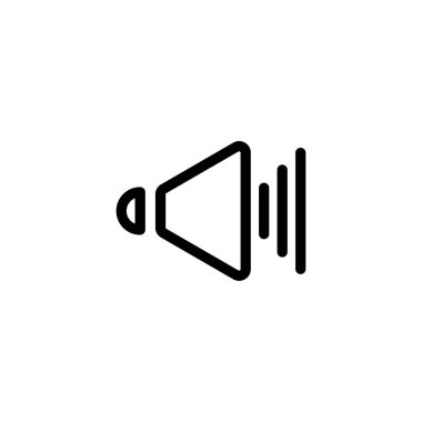 Hoparlör mikrofon ses vektör logosu tasarımı