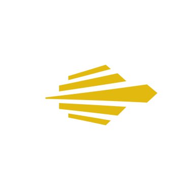 Hız hareketi enerji vektör logosu tasarımı