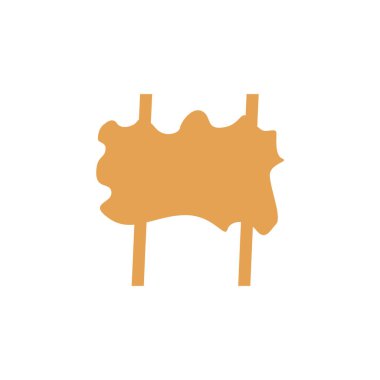 Tahta levha yön vektör logosu tasarımı