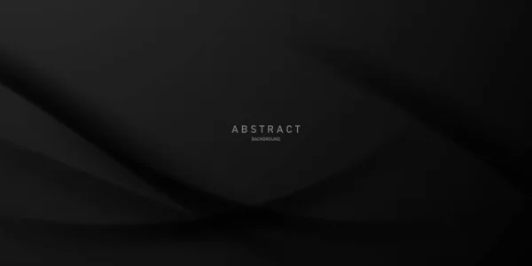 Fondo Negro Abstracto Elegante Vector Ilustración —  Fotos de Stock