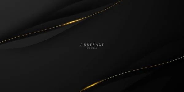Abstract Zwarte Achtergrond Elegante Vector Illustratie — Stockfoto