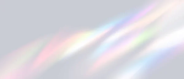 彩虹光效应抽象矢量图解设计 — 图库照片