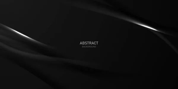 Abstract Black Background Design Luxury Elements Vector Illustration — Stock Photo, Image