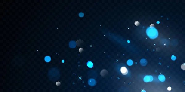 Синій Фон Боке Зірками Близнюками Красивий Дизайн Векторні Ілюстрації — стокове фото