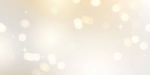 Золотой Боке Фон Блестящими Звездами Элегантная Векторная Иллюстрация Дизайна — стоковое фото