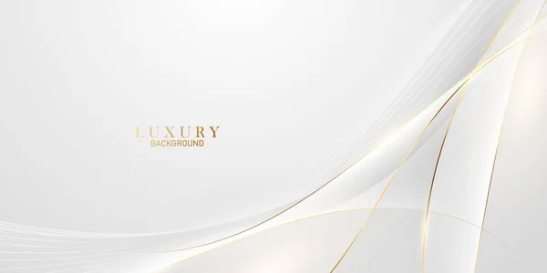 Lüks Altın Elementlere sahip Güzel Soyut Vektör Resimleri Beyaz Arkaplan